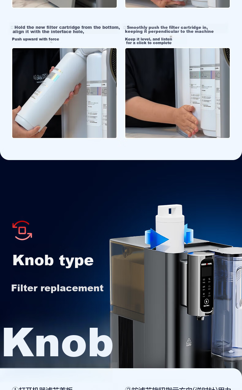 Angel Magic Cube Pro2900 Nezha Pro2900 RO Membrane Filter Cartridge Original 1000G 4