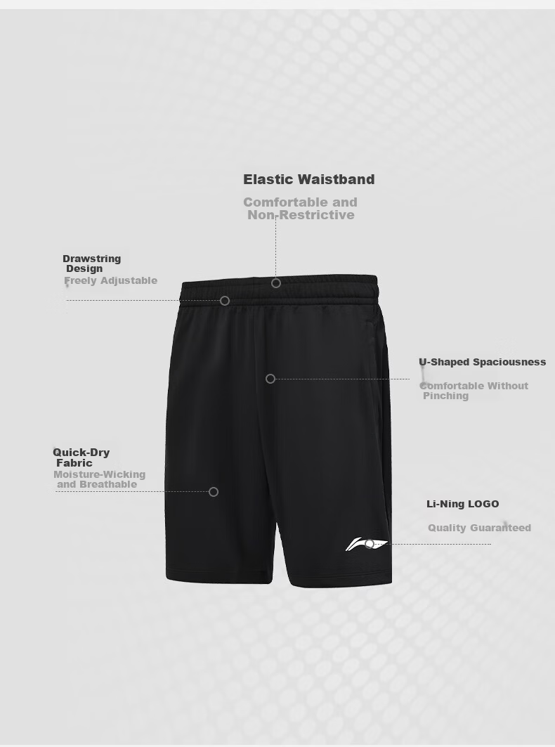 LI-NING Unisex Badminton Short Sleeve Match Set Two-Piece Club Series Sports Teamwear 7