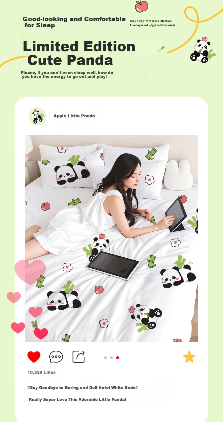 Deanqi Disposable 4-Piece Bedding Set 3-Piece Pillowcase Hotel Travel Duvet Cover Bed Sheet Individually Packaged 11