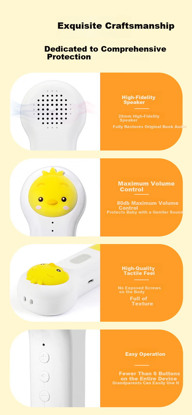 PIYO PEN Chick Ball Reading Pen Early Childhood Bilingual Enlightenment Interactive Game Children's Day Gift 20