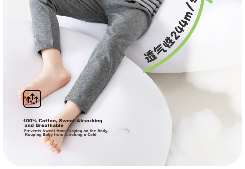 YINGBOLUN Boys' Thin Autumn Long Sleeve Base Shirt Set for Kids, Green Stripes, Size 160 8