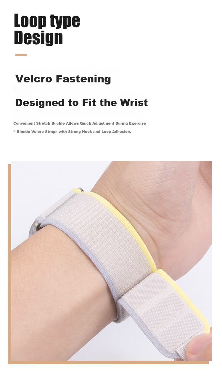 MSSM Compatible Apple Watch Band for Apple Watch S12/11/10/S9/SE3/Ultra4/3, Nylon Magnetic Buckle Strap - Light Gray 38-42 3