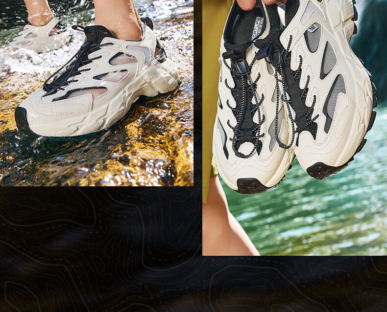 361° Men's Summer Sports Sandals Outdoor Beach Casual Soft Sole Water Hiking Shoes 672626766-3 30