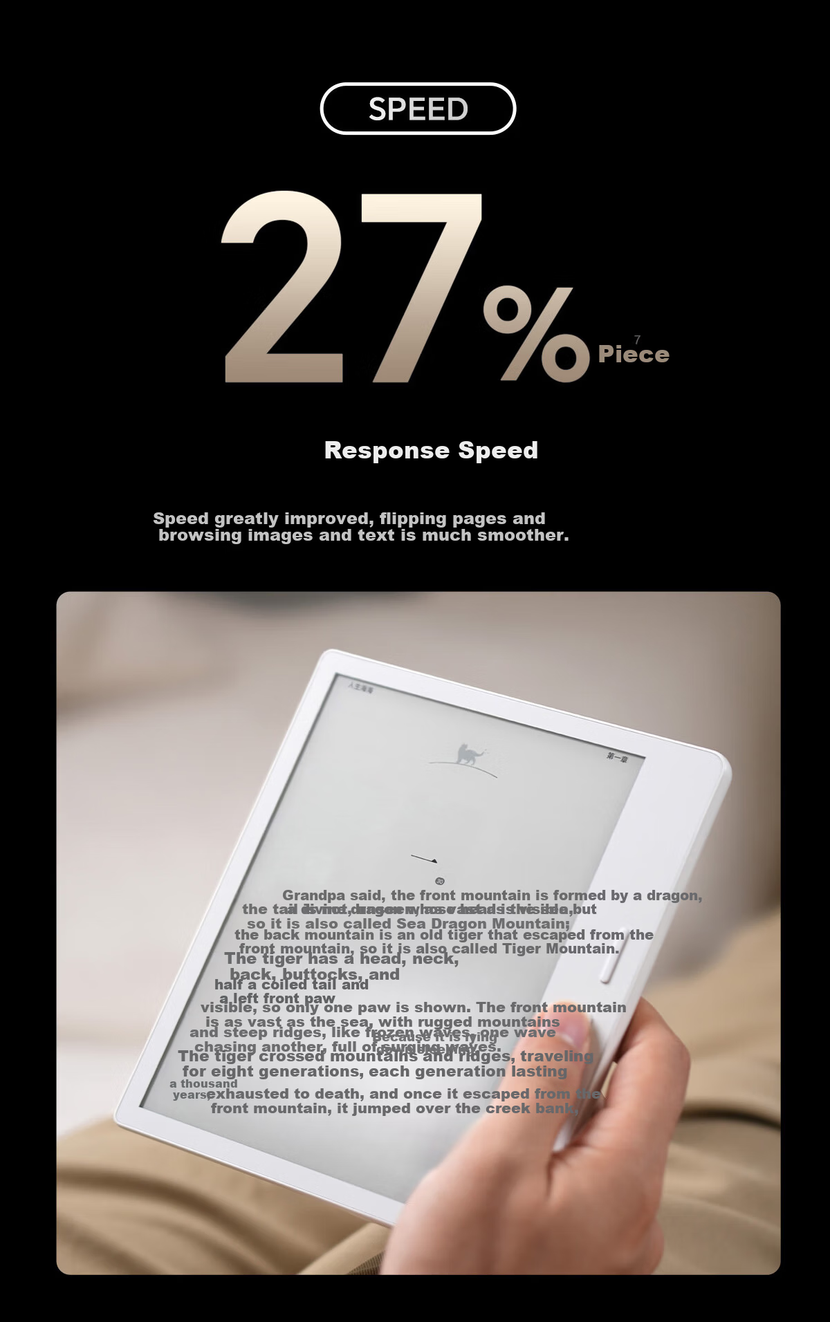 IReader Ocean5 7-inch Smart E-Reader AI E-Ink Tablet Portable Learning Electronic Book Reader Starry Black 11