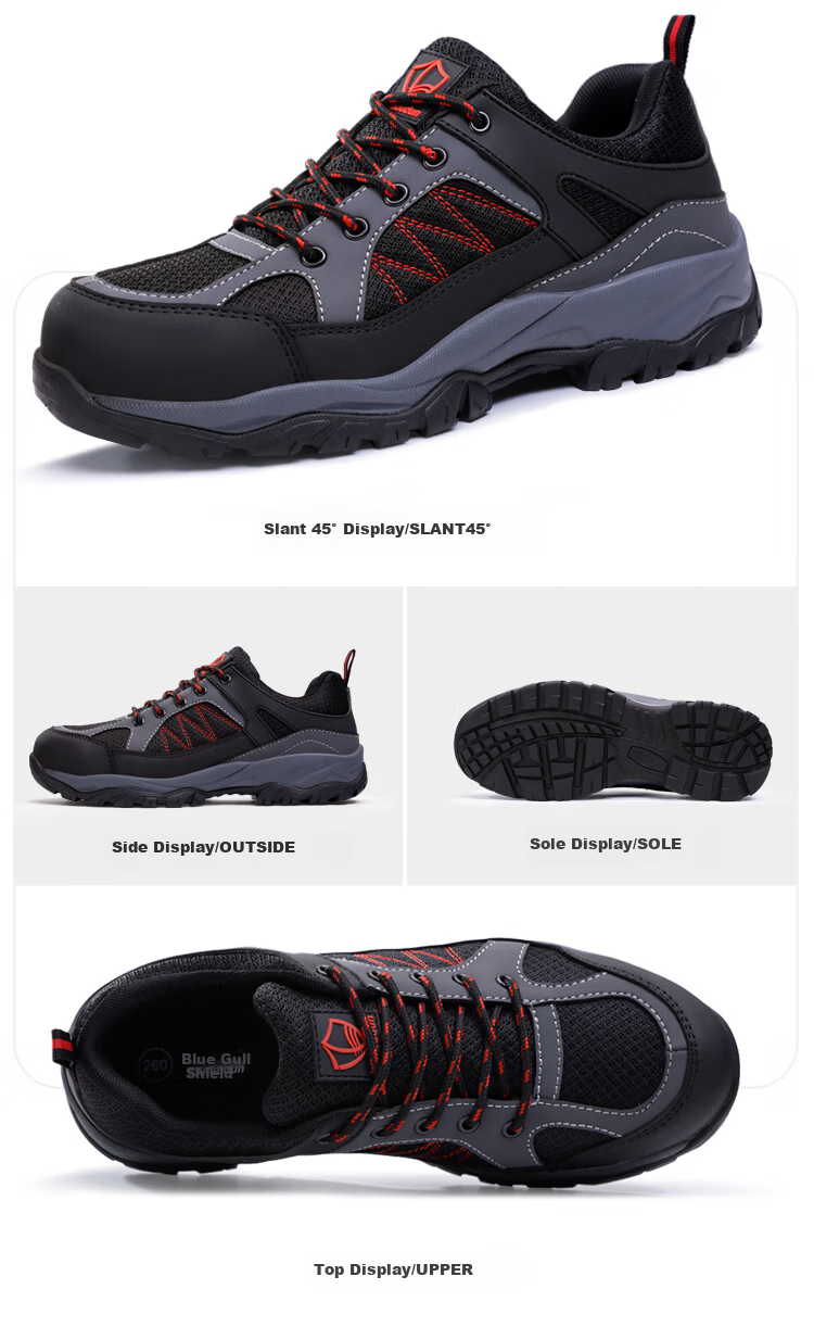 Blue Owl Shield Men's Summer Breathable Anti-Slip Anti-Smash Anti-Puncture Electrician Insulated 10KV Safety Work Shoes D209 Size 43 14