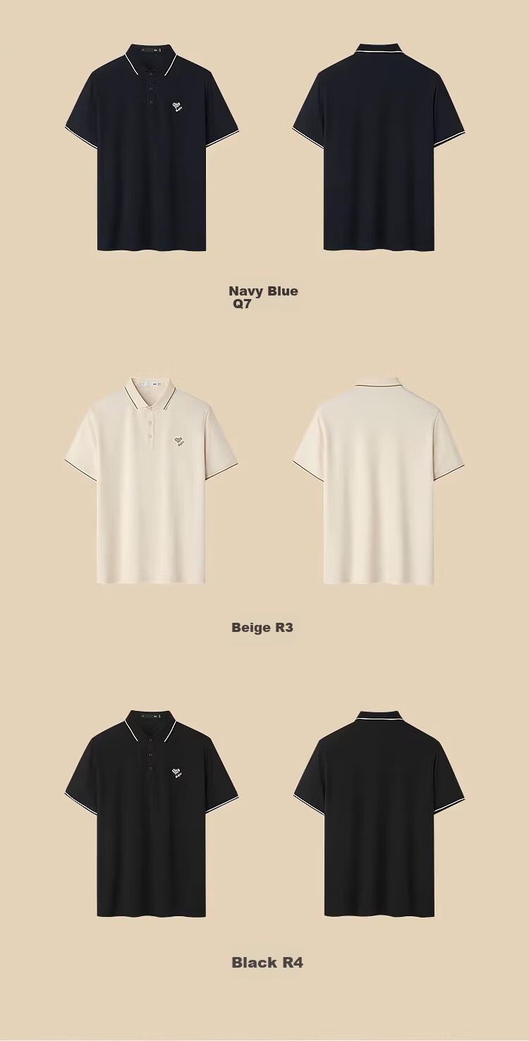 HLA Hailan Home Men's Short Sleeve Polo Shirt 26 Yixin Embroidered Cooling Short Sleeve Summer Shirt 8