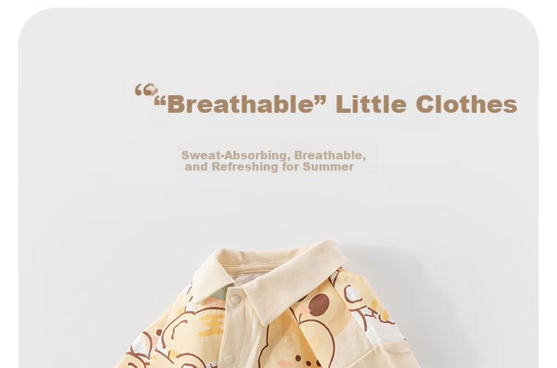 Huanxixiaoxiong Baby Pure Cotton Short Sleeve Shirt Boys Summer Thin Cartoon Cute Kids Half Sleeve Shirt 4