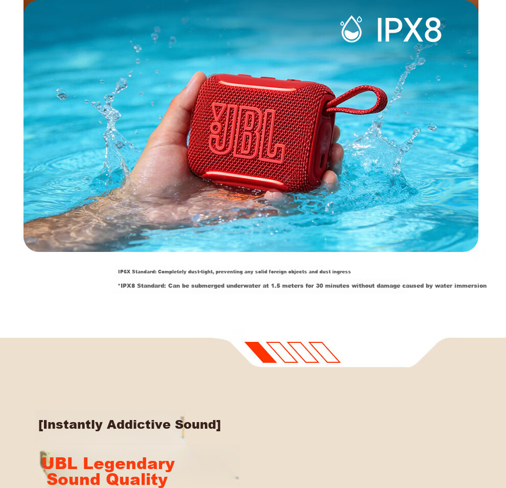 JBL GO5 Music Brick 5th Gen Bluetooth Speaker Outdoor Portable Speaker Ambient Light Speaker GO4 Upgrade Small Gift Speaker Cloisonné 5