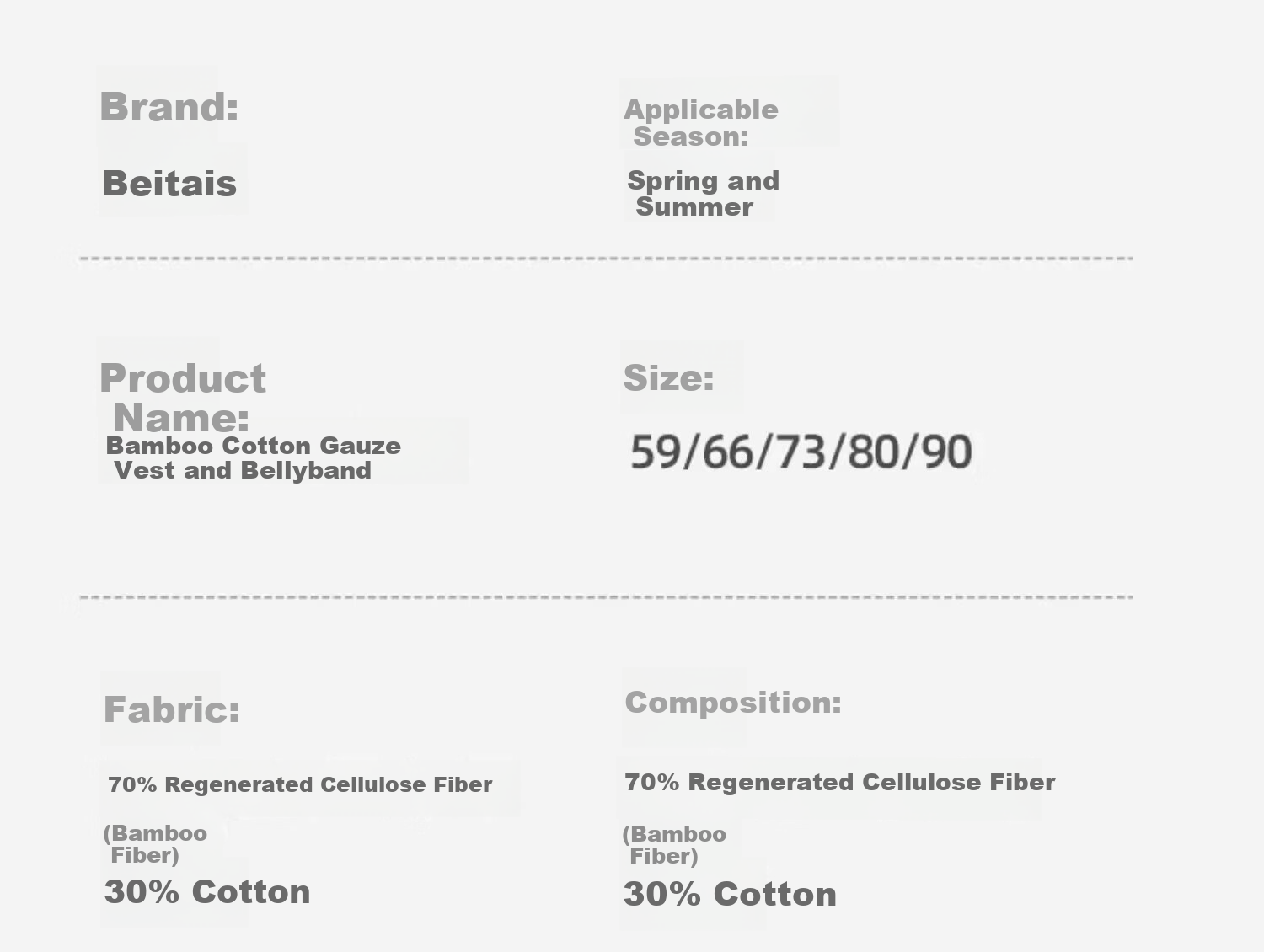 Betis Baby Belly Protector Summer Gauze Infant Bellyband Newborn Clothing Anti-Cold Vest 20