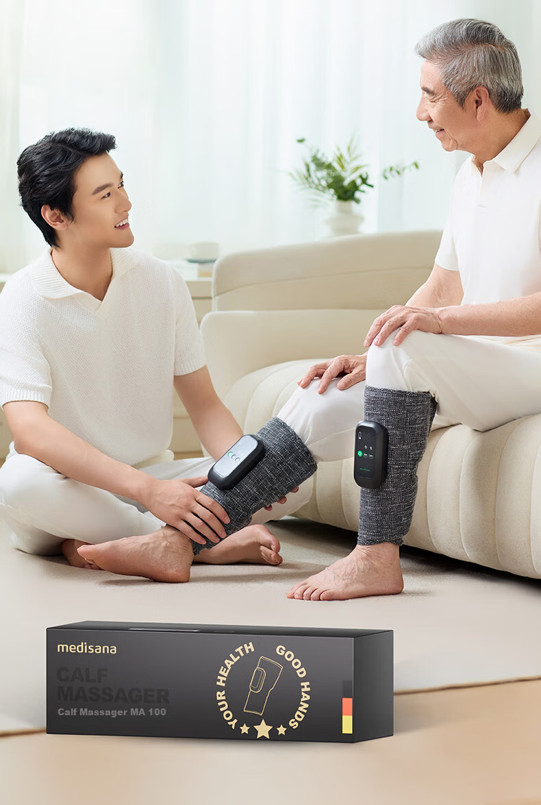 MEDISANA German Knee Heating Pad Warm Joint Knee Brace Leg Massager Thigh and Calf Massager Fully Automatic Kneading Meridian Relaxation Practical Birthday Gift for Women 34