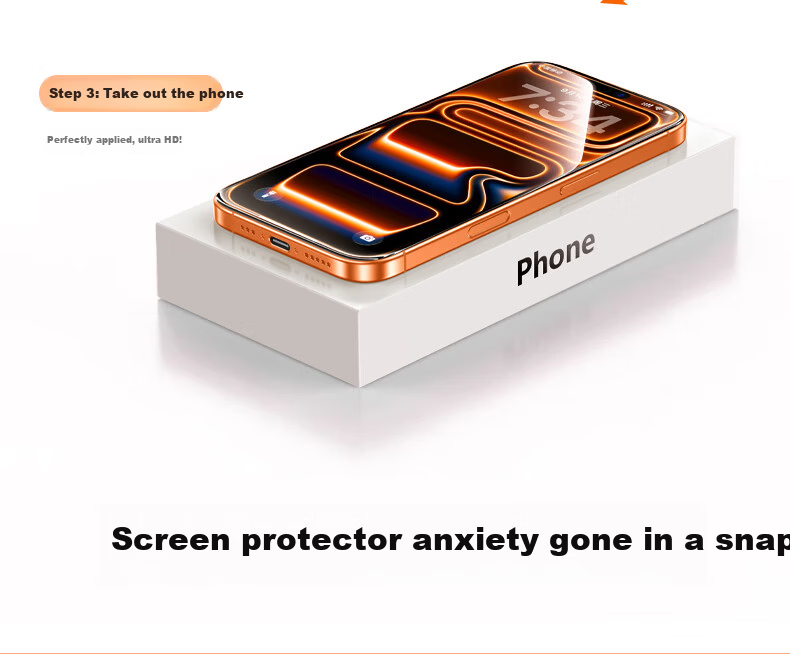 DIVI [No Black Edges, No Screen Obstruction] Compatible with Apple iPhone 16 Tempered Glass Screen Protector, Borderless, Anti-Fingerprint, Drop-Proof, Explosion-Proof, Dust-Free Warehouse Protection  9