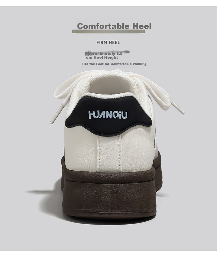 Global Original Vintage Style Black Women's Sneakers 2026 New Ins Versatile Thick Sole Height Increasing Skate Shoes 13