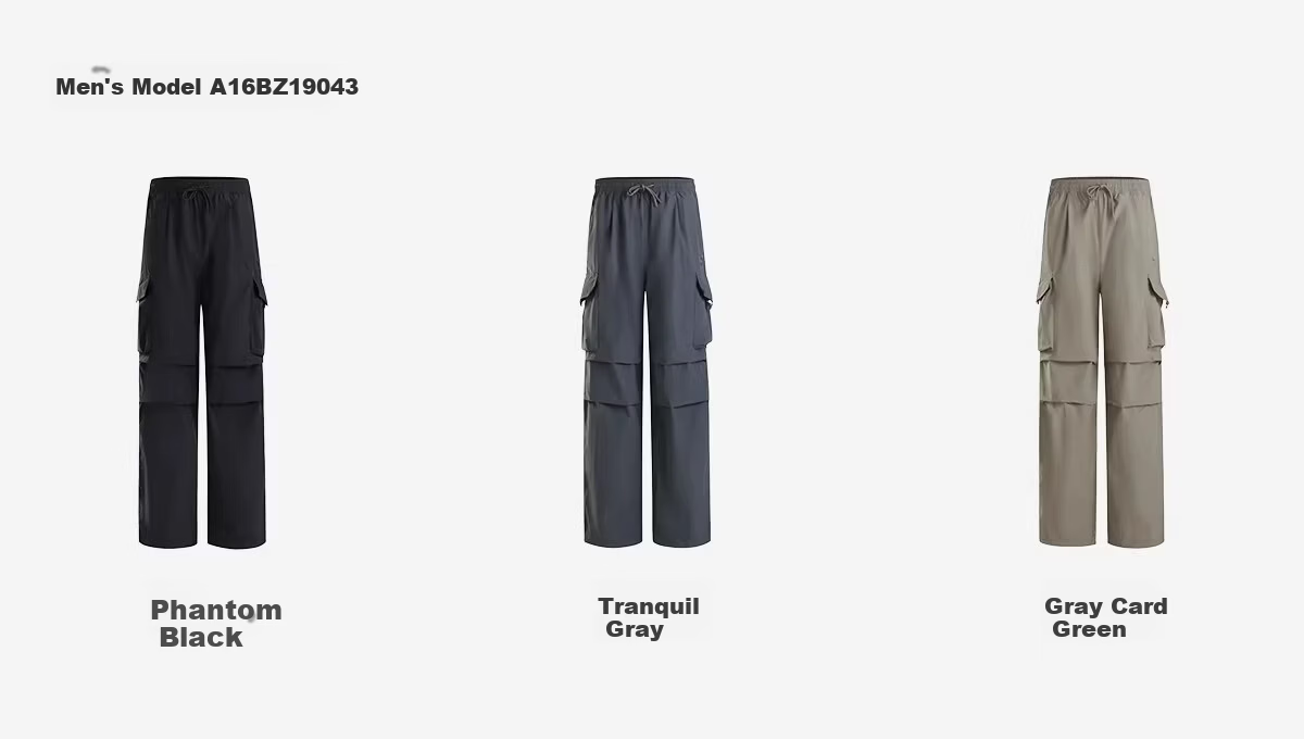 Camel [Dilireba Same Style] Women's Outdoor Quick-Dry Pants Spring Summer 2026 Lightweight Paratrooper Hiking Cargo Pants Men 10