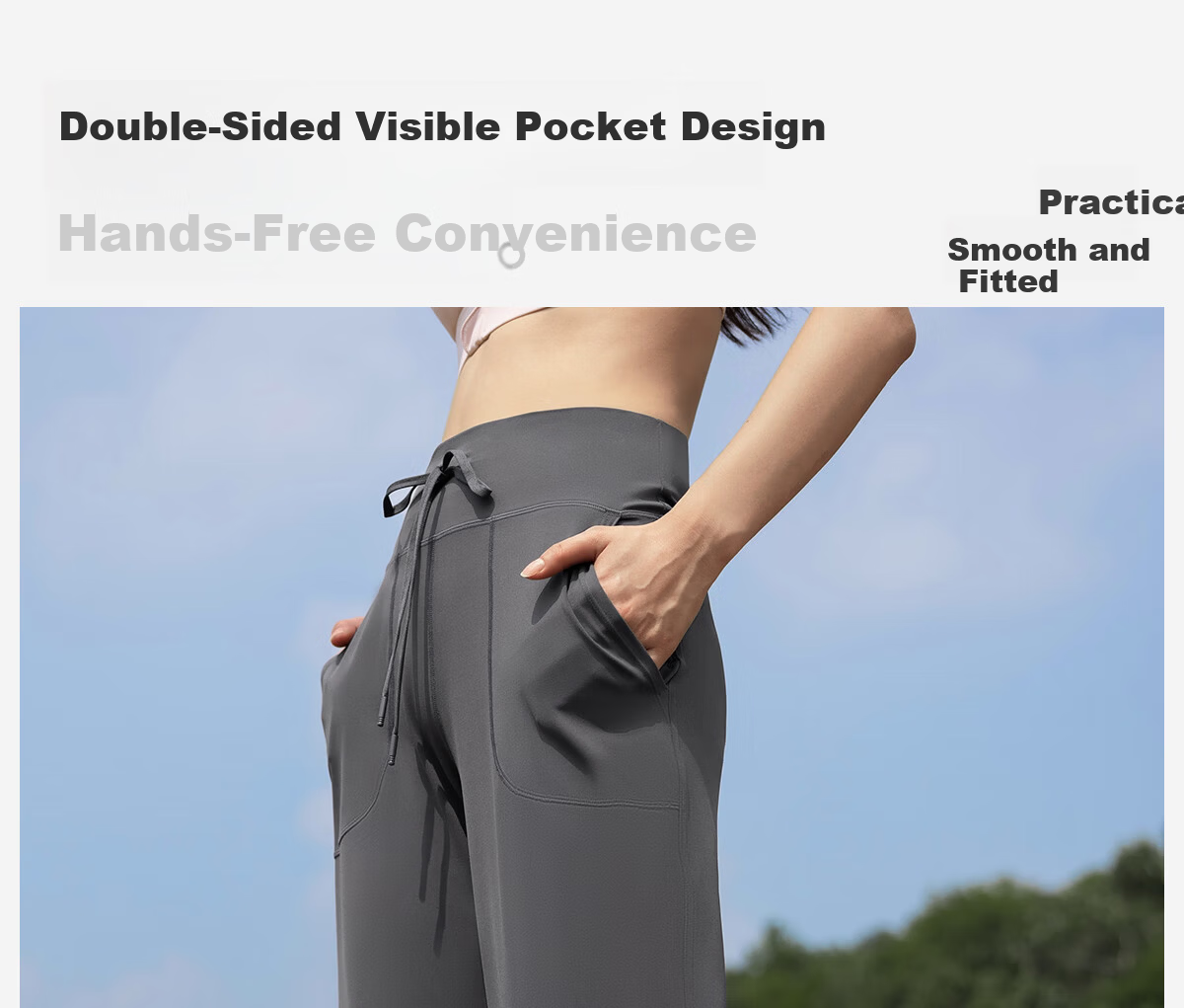 361° Yoga Pants Loose Fit 2025 New Sunscreen Straight Leg Long Pants Wide Leg Fitness Sports Pants for Women 16