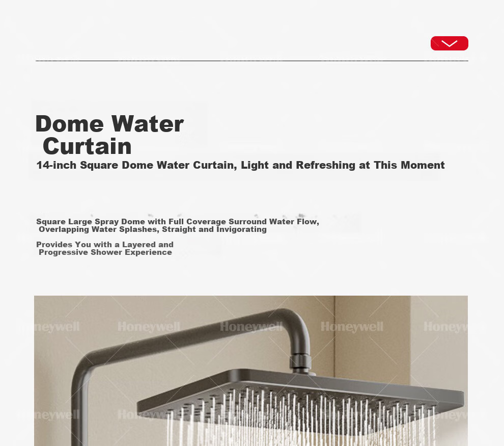 Honeywell Descaling Large Shower Head High-Pressure Single Bathroom Shower 24H0CQ 10