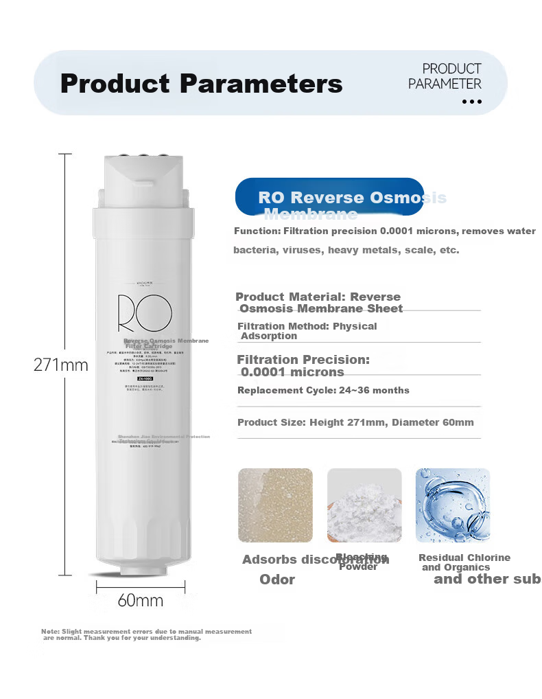 KaQiu Compatible Universal Midea Water Purifier Filter S1 Series PAC Composite C1 Pre-Activated Carbon Filter 15