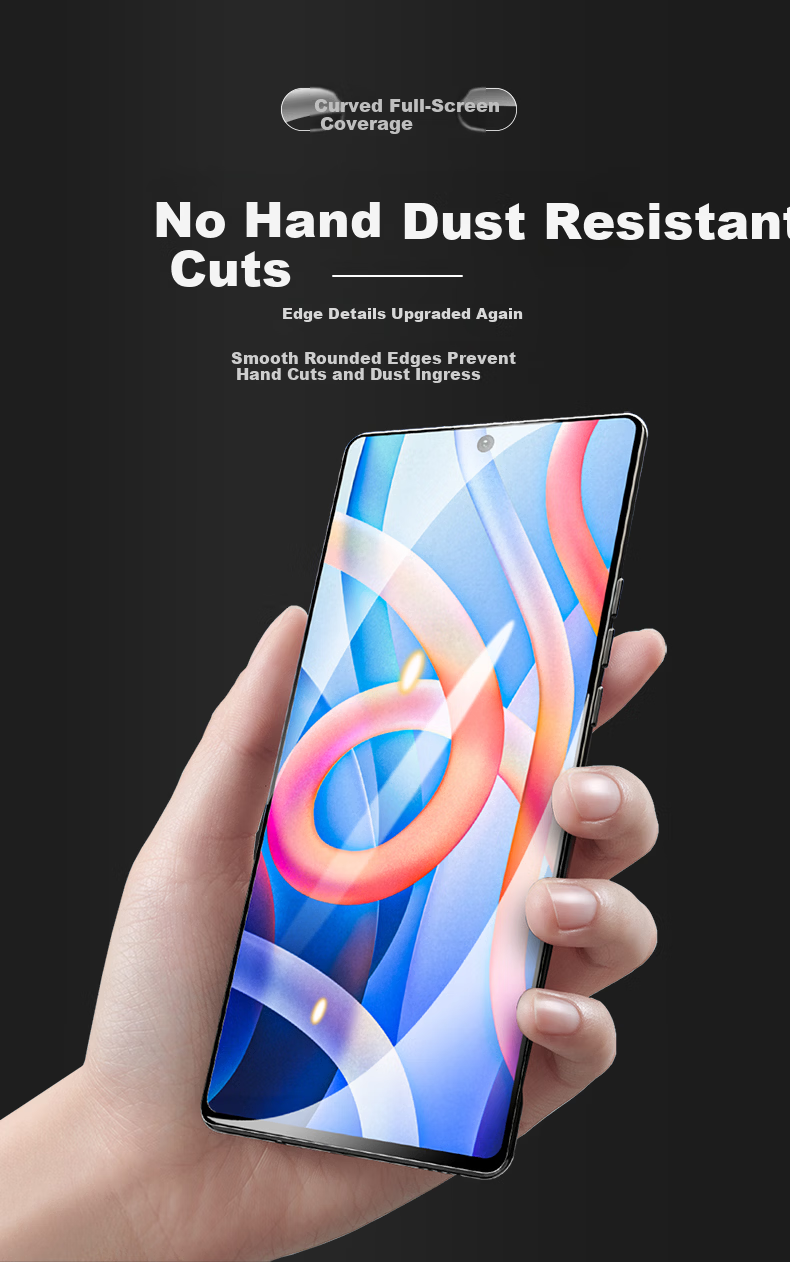 Flying Planet [2-Pack] Tempered Glass Screen Protector for Redmi Turbo5 Max, High-Definition Anti-Drop, Anti-Fingerprint, Dust-Free Installation Box 2