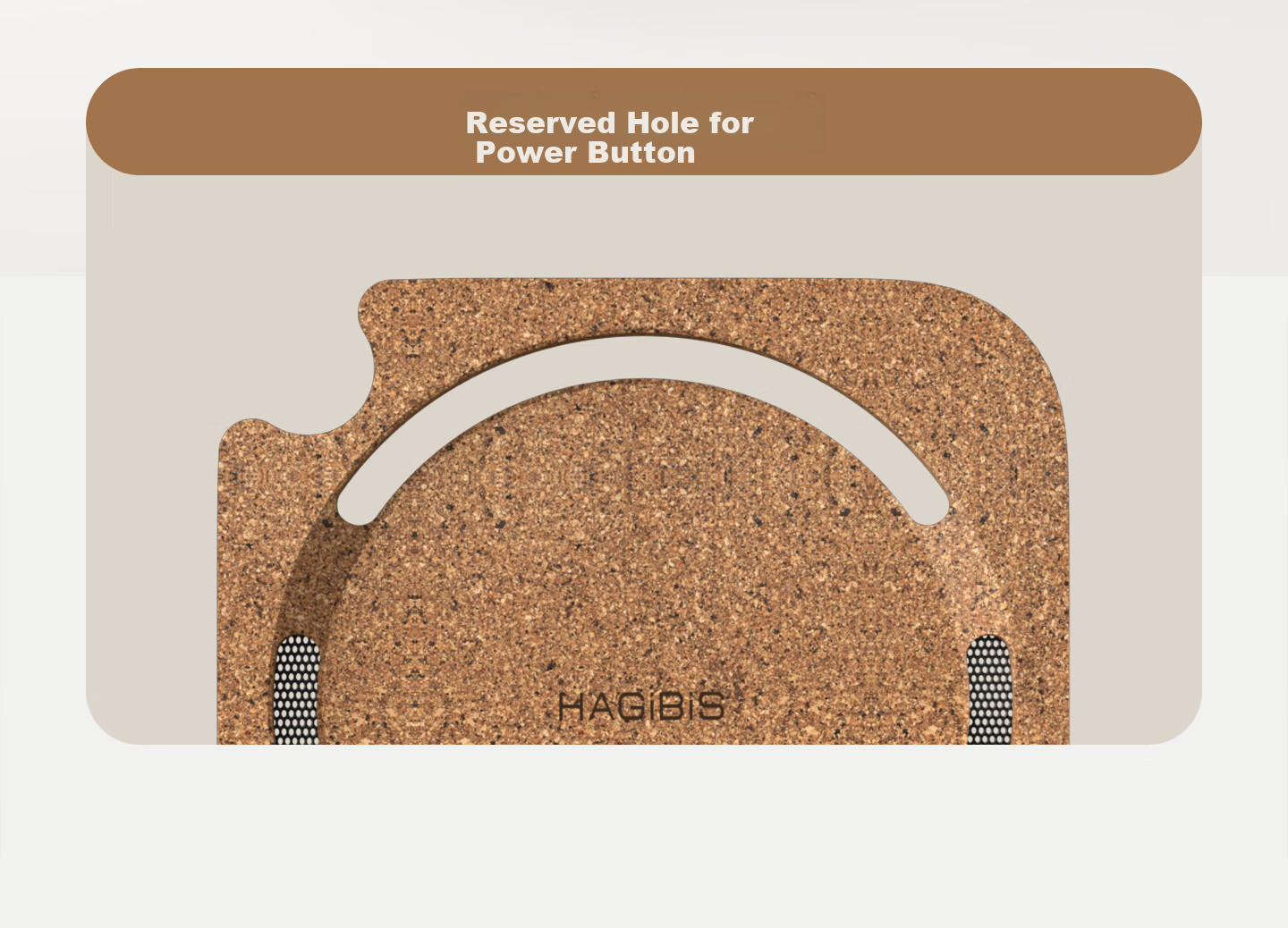 Haibeisi Dustproof Base Stand with Coffee Cork Cooling Rack for Mac mini M4/M4 Pro Mini Stack Accessories 8