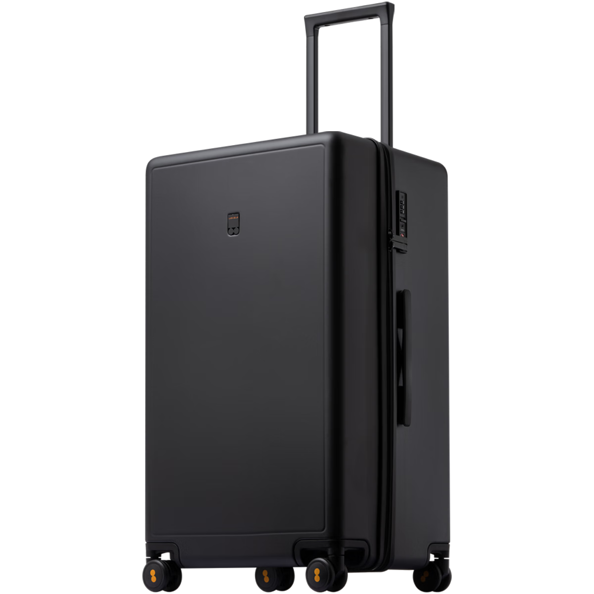 LEVEL8 Suitcase, Password Lock Trolley Case for Women And Men, Check-In Travel PC Case, 26-Inch Large Capacity, Traveler Series Black