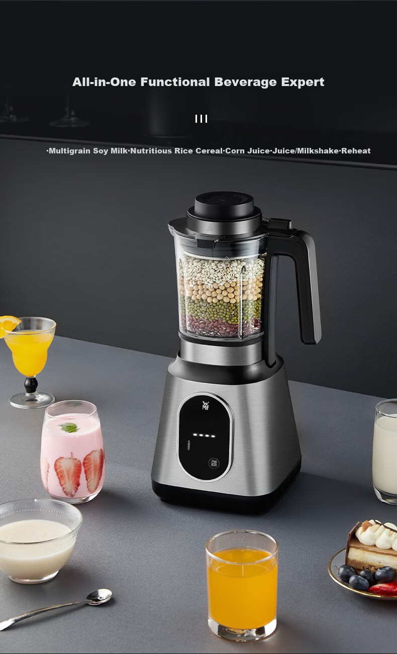 WMF Mini Blender Multifunctional Household Soy Milk Maker Heating Food Processor Mixer Baby Food Maker Juicer 6