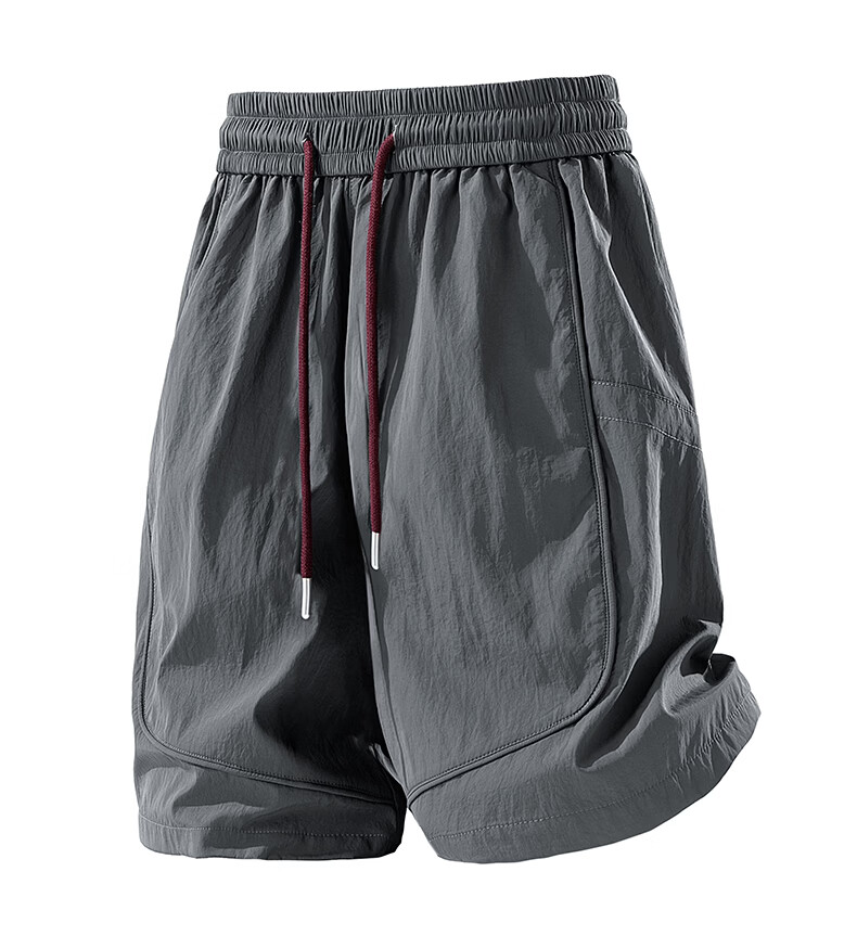 LOMBT Quick-Dry Men's Shorts Summer Breathable Lightweight Ice Silk Sun Protection Casual Sports Five-Point Pants WL31 Captain Blue 2XL 10