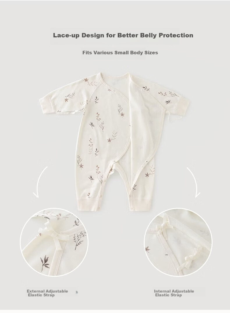 Guaiqi Bear Maternity Gift - Newborn Baby Romper Spring Autumn Jumpsuit Summer Thin Gift Box - Member Discount 8