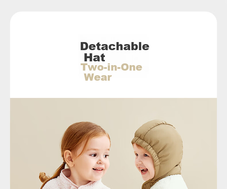 Babycare Children's Autumn Winter Thickened Jacket Girls Boys Casual Warm Baby Coat Cloud Gray 110 5
