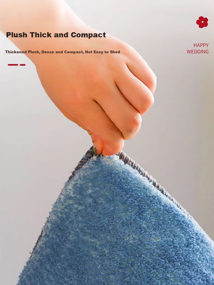 Budisi Plush Bathroom Door Mat, Toilet Entrance Mat, Washroom Floor Mat, Non-Slip Foot Pad for Sink Area, 60*40CM 6