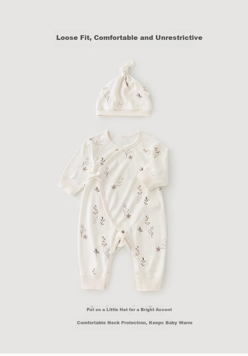 Guaiqi Bear Maternity Gift - Newborn Baby Romper Spring Autumn Jumpsuit Summer Thin Gift Box - Member Discount 6