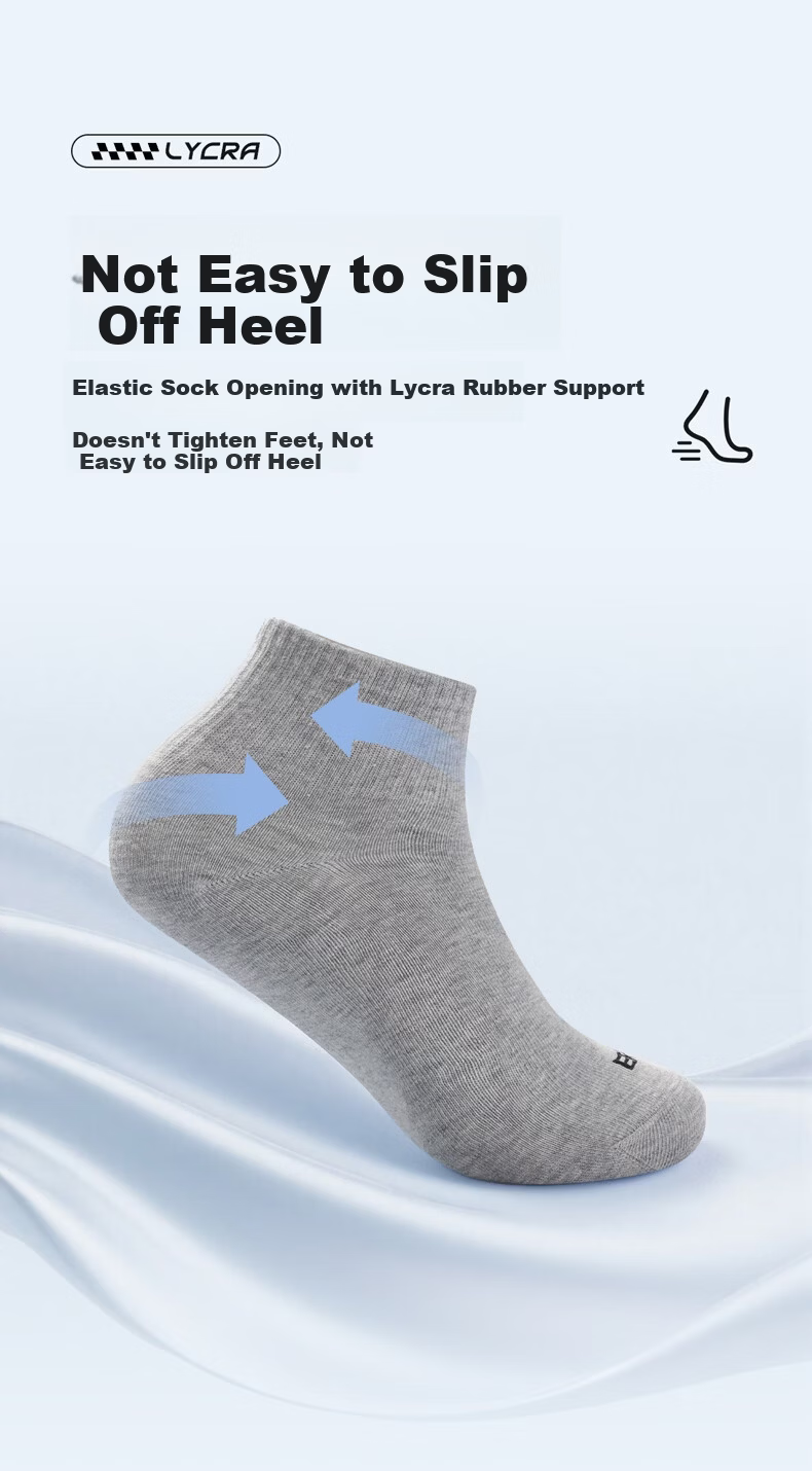 Hongxing Erke Men's Outdoor Casual Sports Socks 5-Pack Trendy Versatile Socks 3