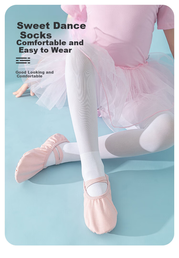 Cosmo Lady Children's Tights 2-Pack Girls' Thin Versatile Dance Leggings Student Ballet Socks Baby Socks 9