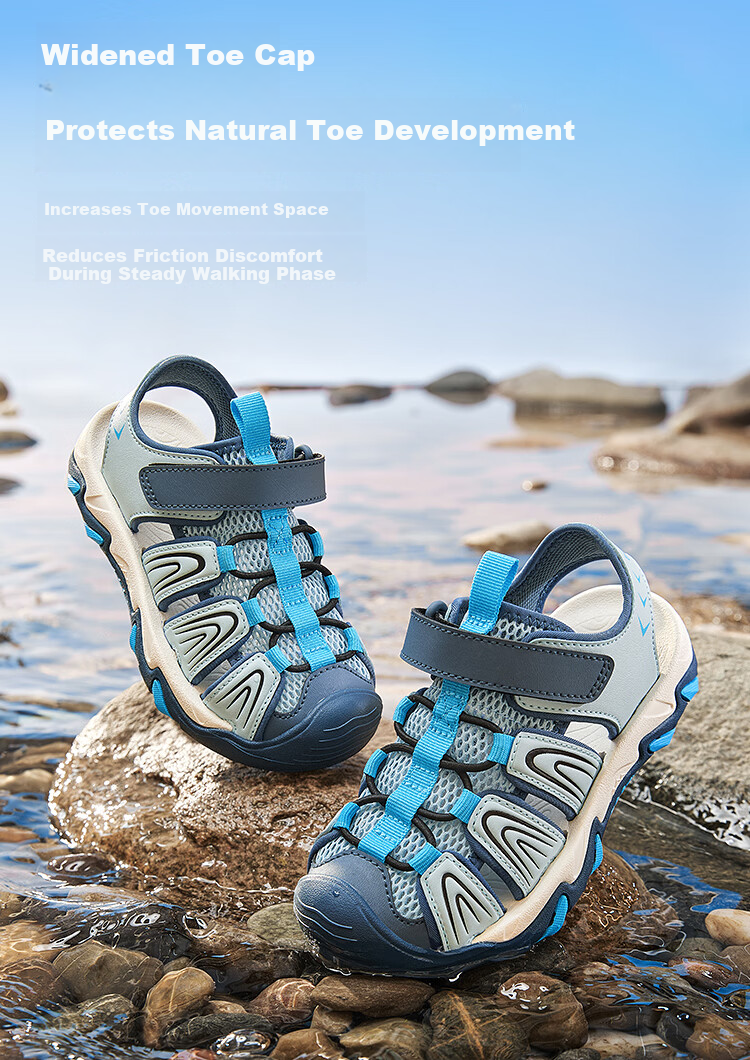 Balabala [balaOne] Kids Sandals Boys Sports Shoes 2026 Summer Outdoor Closed-Toe Shoes 8