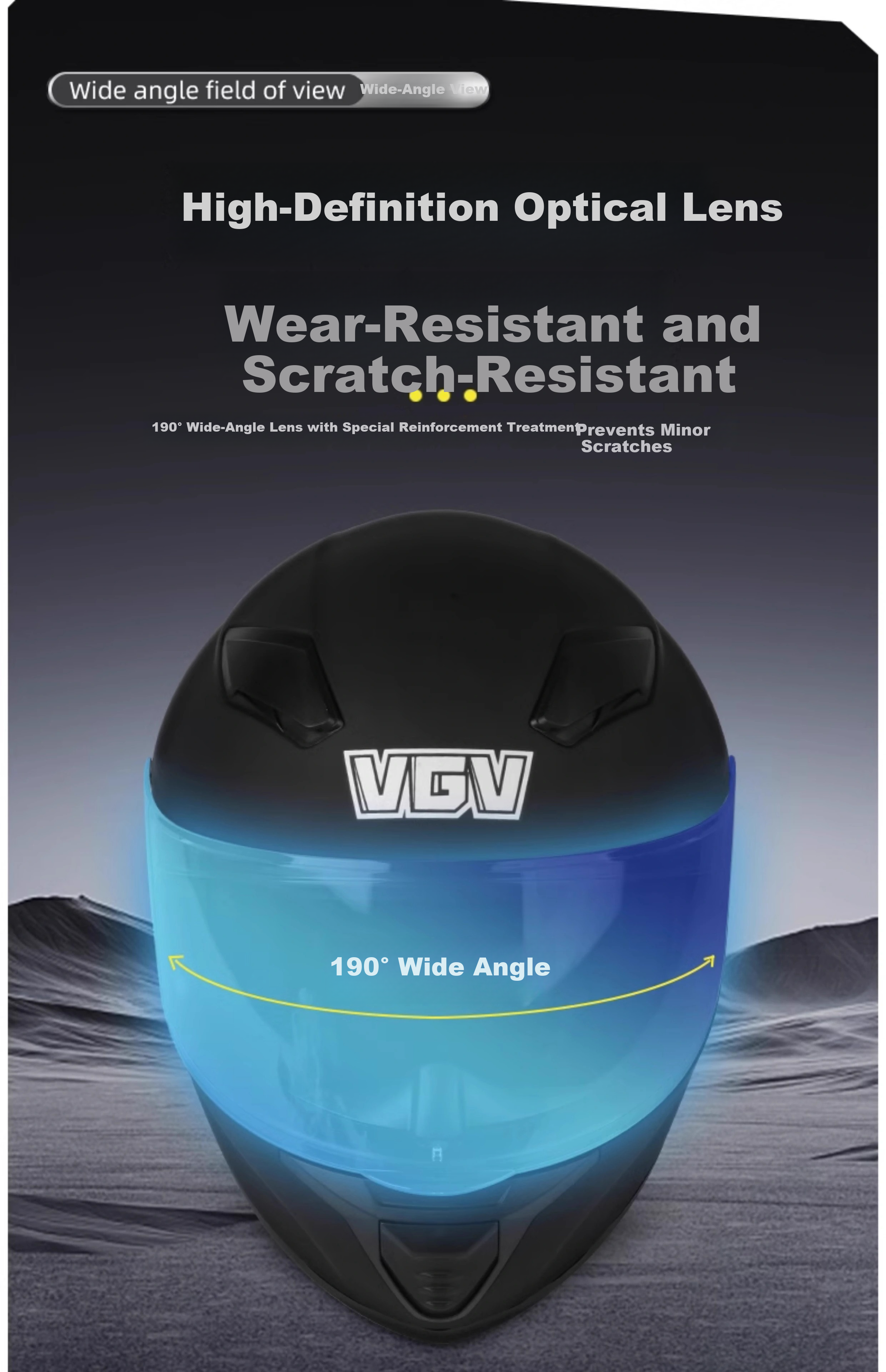 VGV Motorcycle Helmet 3C Certified Four-Season Warm Single Visor Full Face Electric Vehicle Helmet Titanium Silver Gray M 7