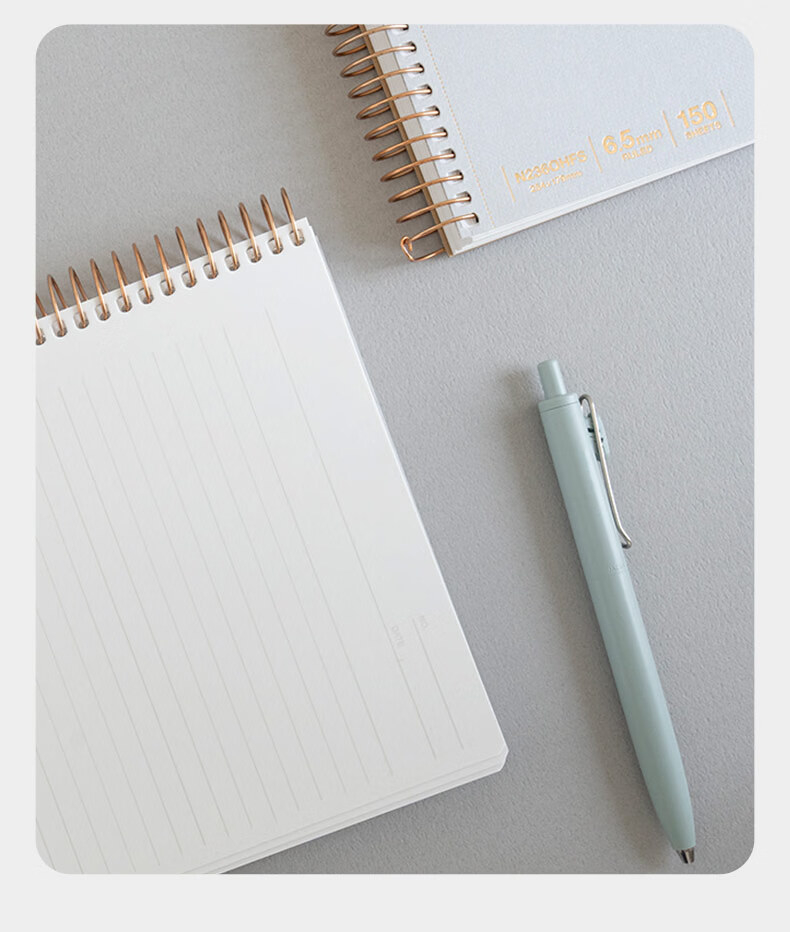 MARUMAN A4 Coil Notebook Spiral Kraft Paper Notebook Student Error Correction Exam Prep Notebook [A4 Coil Notebook - 5mm Grid] 40 Pages 9