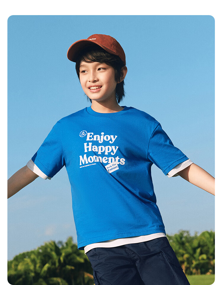 Balabala [balaOne] Kids Short Sleeve T-Shirt 2026 Boys Girls Summer Quick-Dry Skin-Friendly Trendy 208226117209 2