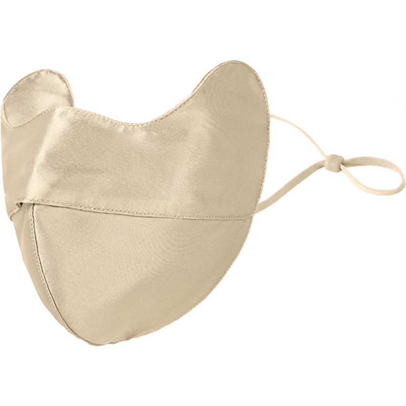 Siggi Silk Sun Protection Face Mask for Women Summer UV Protection Breathable Face Cover Anti-Smudge Mulberry Silk Face Shield
