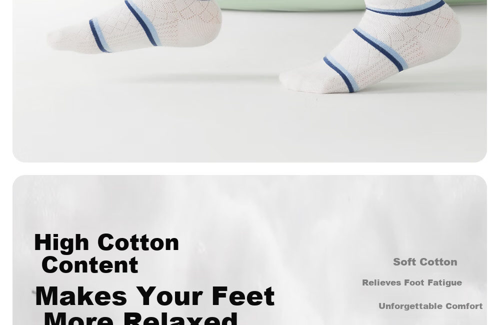 Betis Children's Socks 7-9 Years Summer Thin Antibacterial Sports Socks Sweat-Absorbing Breathable Mid-Calf Socks for Boys and Girls 5