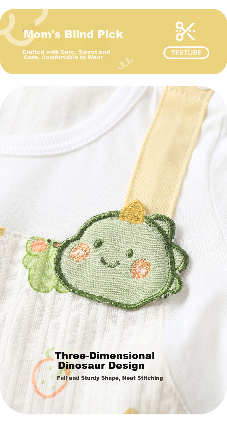 Youqi Baby Clothes Summer Thin Short Sleeve Breathable Infant Romper Stylish Summer Jumpsuit for Babies and Toddlers 4