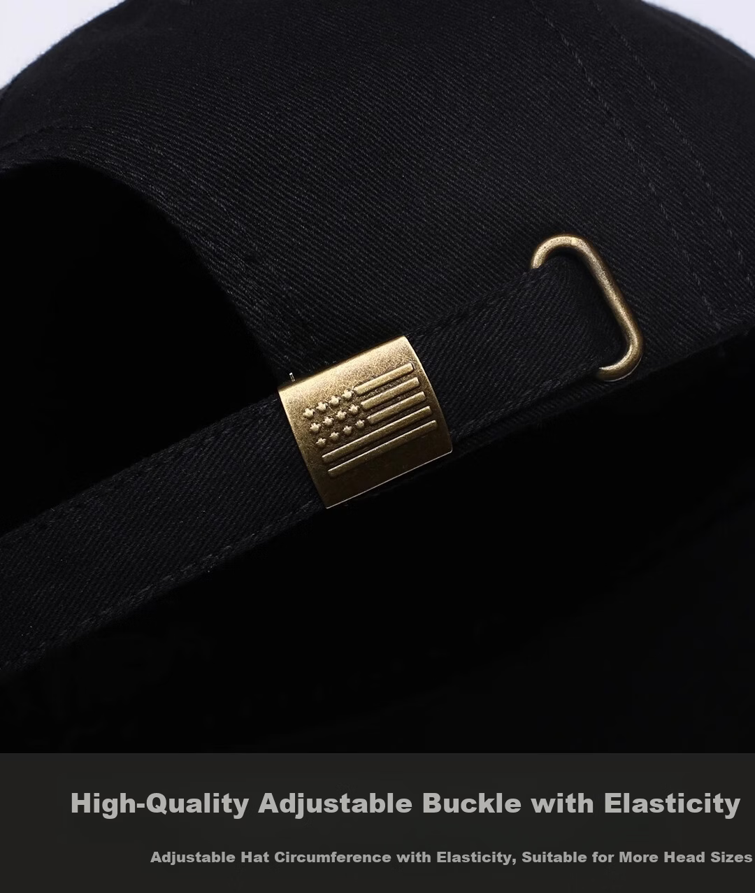 Miiow Men's Cotton Baseball Cap Large Size Big Head Circumference Unisex Duckbill Hat Trendy Sunshade Black-Red Three Stripes 21