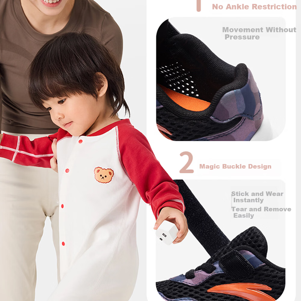 ANTA Toddler Shoes, Dopamine Style Summer Sandals for Boys And Girls, Children's Mesh Infant Sneakers A12620075 15