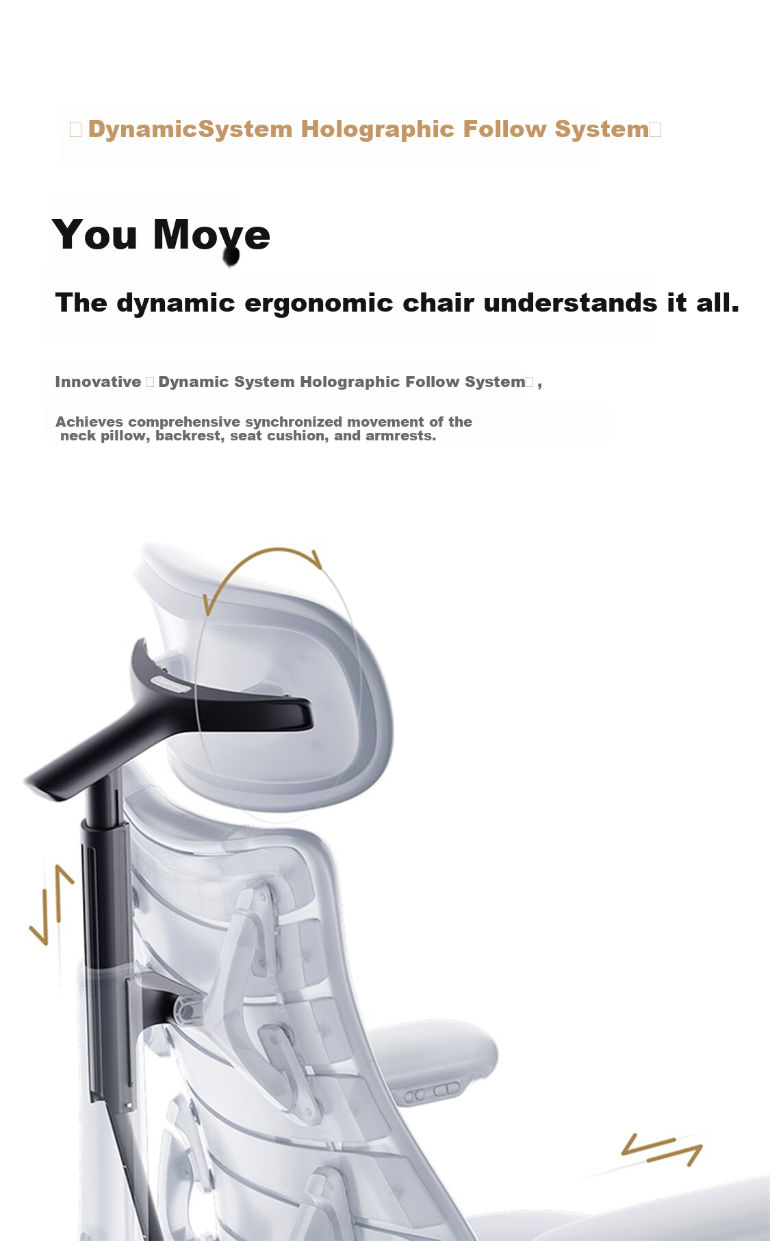 LiberNovo Omni Dynamic Ergonomic Computer Office Chair OC-1Pro Graphite Gray Standard Edition 13