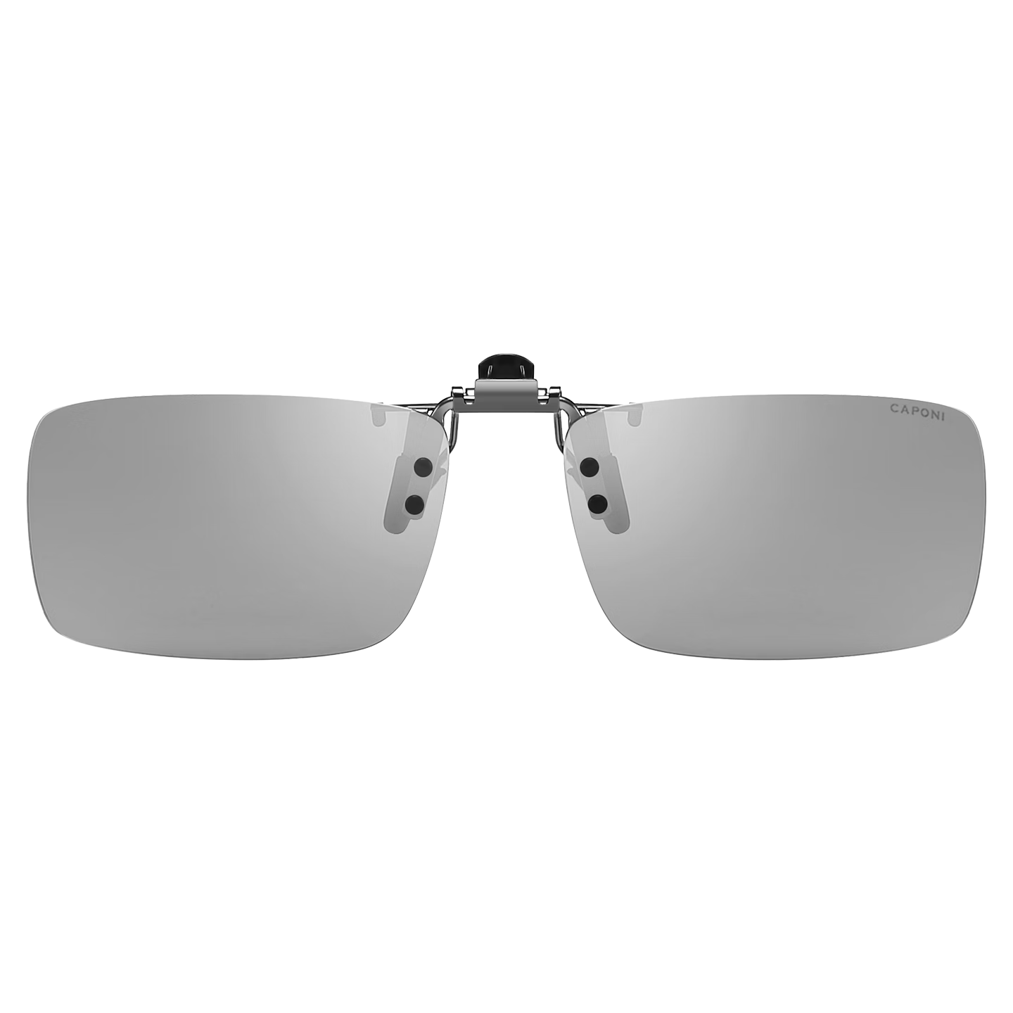 CAPONI Polarized Clip-On Sunglasses for Men, Prescription Photochromic Driving Glasses, Day and Night Use, Anti-Glare Fishing Eyewear