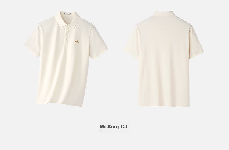 HLA Short-Sleeve Polo Shirt for Men, 26 Shan Bu Zai Gao Series, Cool-Feeling Short Sleeves for Men in Summer 9