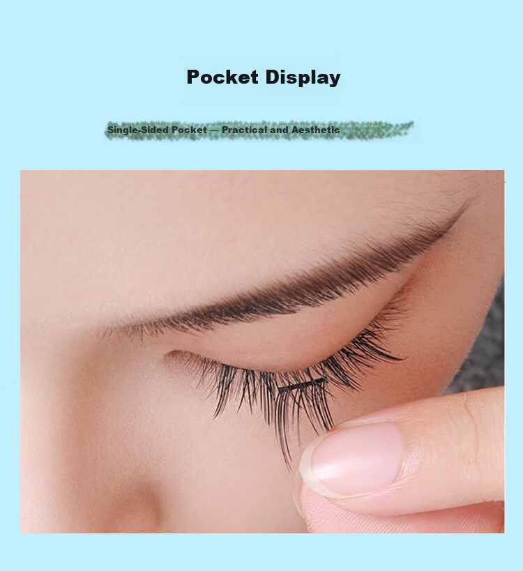 Meifuyu Glue-Free False Eyelashes Lively Camellia 120 Clusters Natural Self-Adhesive Eyelashes for Beginners MF8039 12