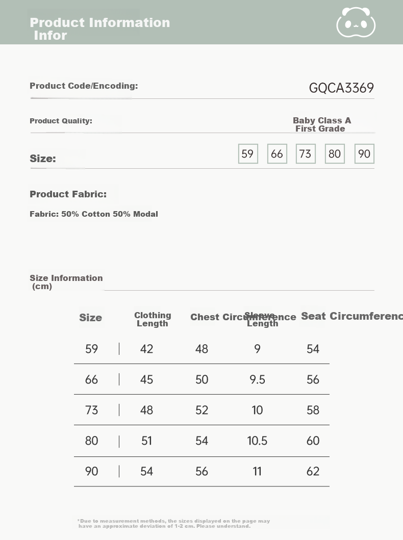 Guaiqi Bear Infant Short Sleeve Romper Summer Thin Breathable Sleepwear Unisex Baby Modal Homewear Crawling Suit 3