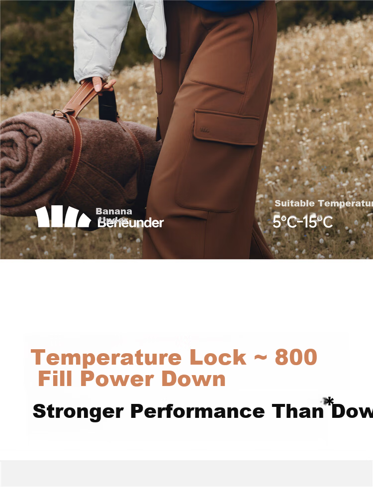 Beneunder Women's Autumn And Winter Jacket, Down-Like Fleece Coat, Round Neck, Machine Washable, Inner Lining with Cotton Padding, New Autumn Style 2025 2