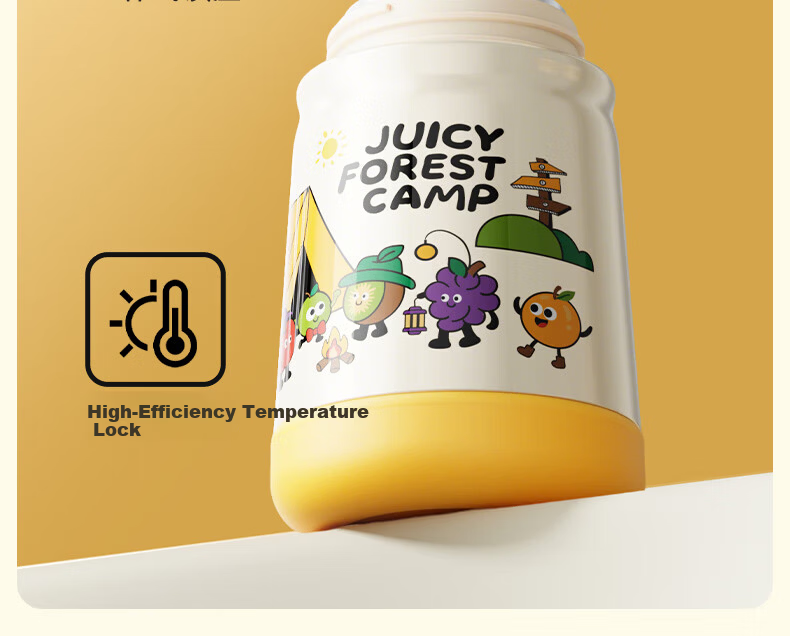 NEVS Easy-Sip Insulated Children's Water Bottle with Flip Lid, Straw, and Thermal Milk Bottle for Babies 6+ Months, 300ml 6
