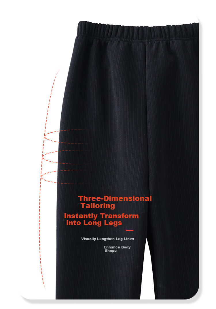 Pastel Windproof Thickened Fleece-Lined Winter Tapered Pants Elastic High Waist Middle-Aged and Elderly Mom Black L 6