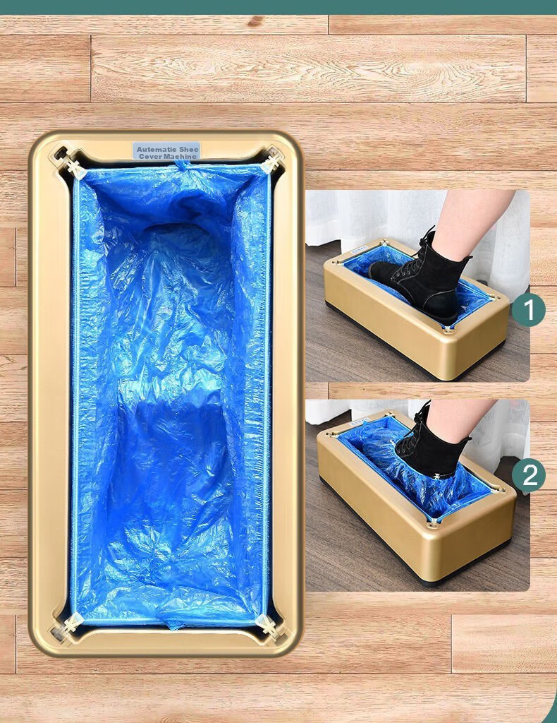 Sitoo Fully Automatic High-End Home Disposable Shoe Cover Machine Foot Covering Machine Office Shoe Film Machine with Shoe Covers Included 6