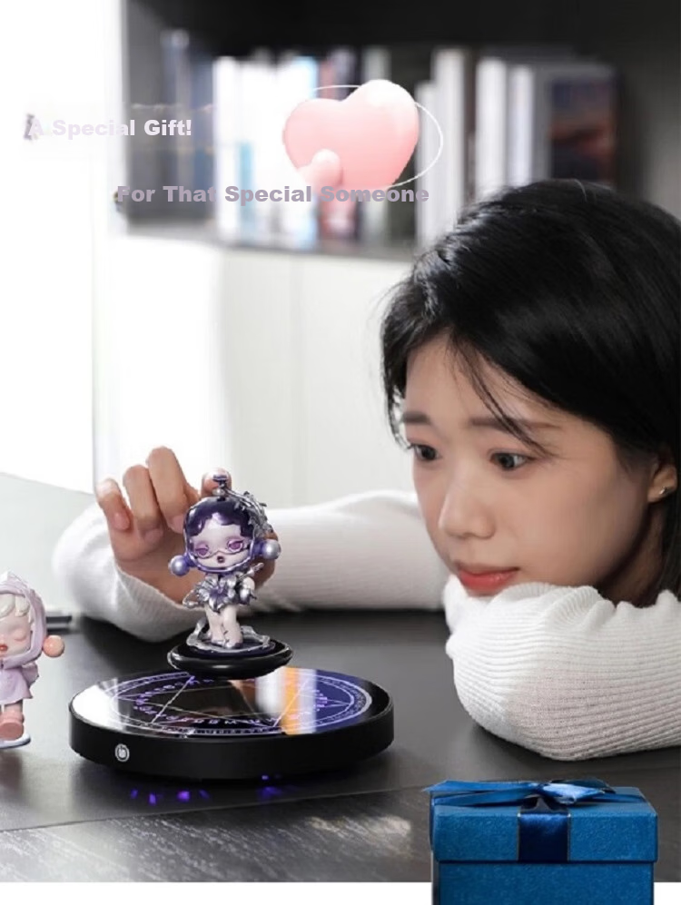 Hengyi Magnetic Levitation Display Stand Tray Bluetooth Playback Toy Model Magic Circle Light Base New Year Gift 14